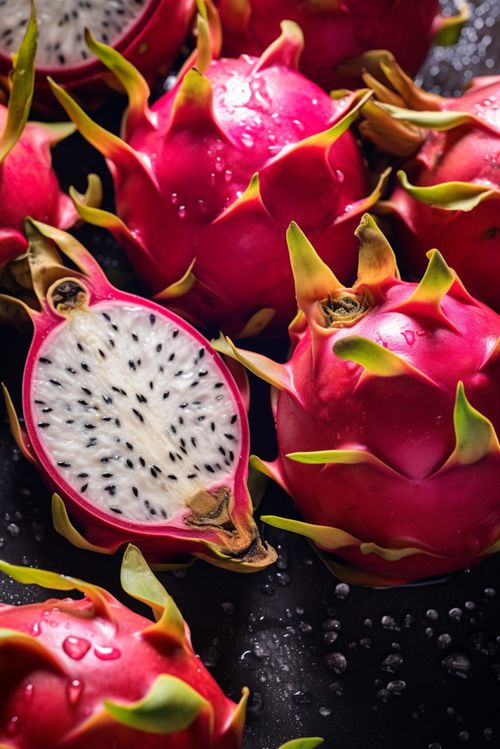 火龙果 鲜果摄影与家居应用的完美融合